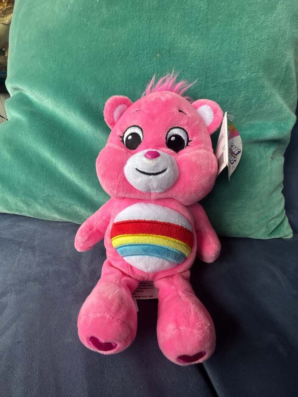 Basic Fun Care Bears Cheer Bear 9-inch Plush with Tags